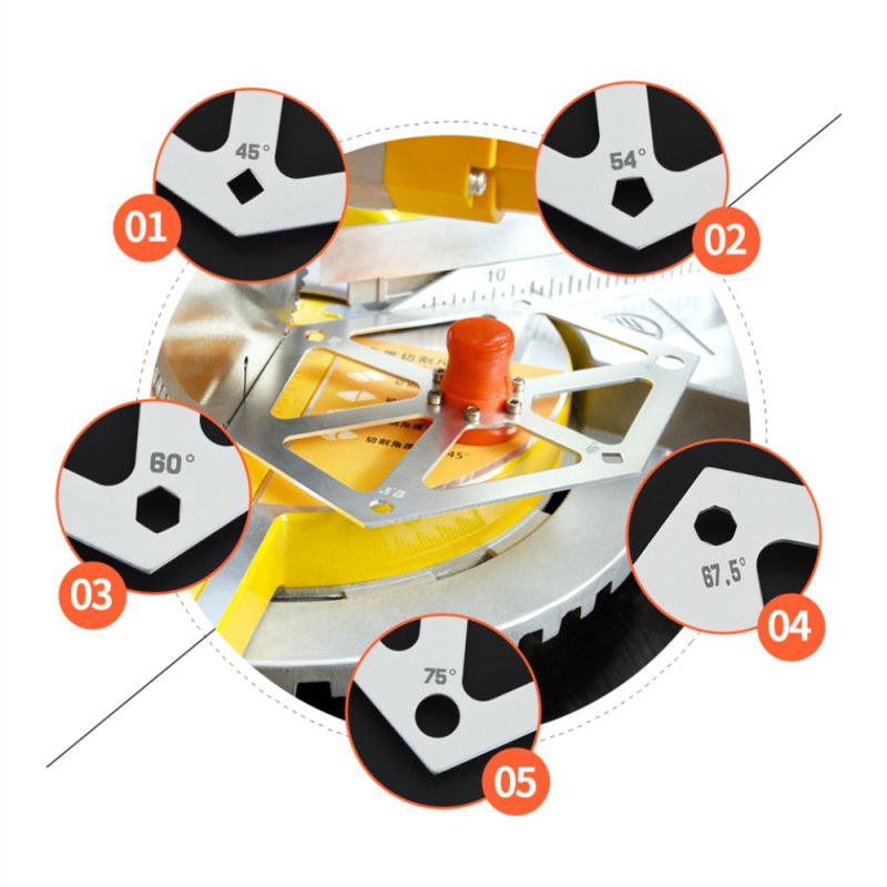 Multifunctional Woodworking Angle Ruler Cutting Machine Table Saw Angle Adjustment Tool With Magnetic 45-54-60-67.5-75° Tools