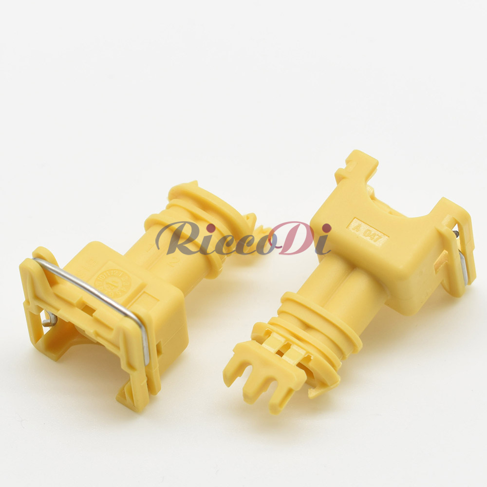 1 set 2-pins EV1 auto-brandstofinjector-stekkerconnector Junior Power Timer JPT Jetronic-kits 282189 -1 Voor auto groen blauw geel grijs: Oranje