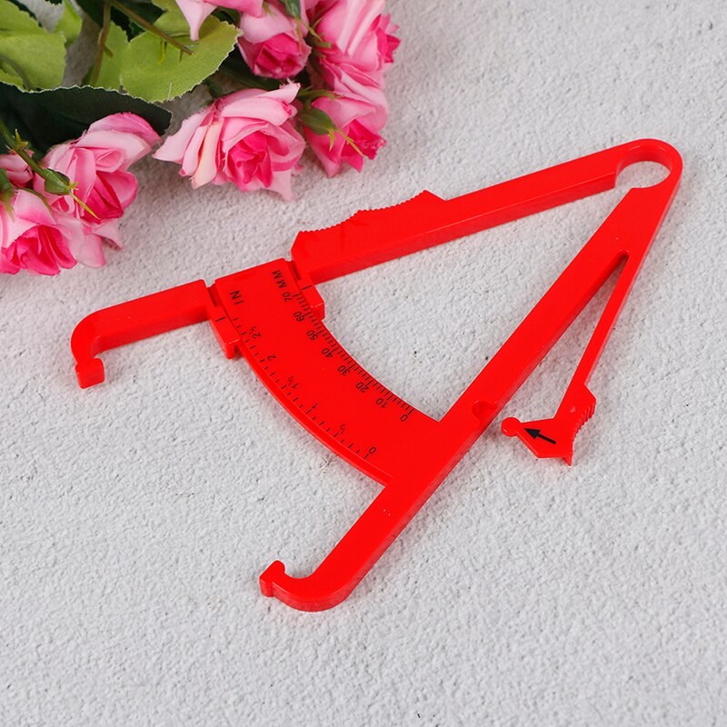 70mm Skinfold Body Fat Caliper Body Fat Tester Skinfold Measurement Tape With Measurement Chart Body Health Care Tool