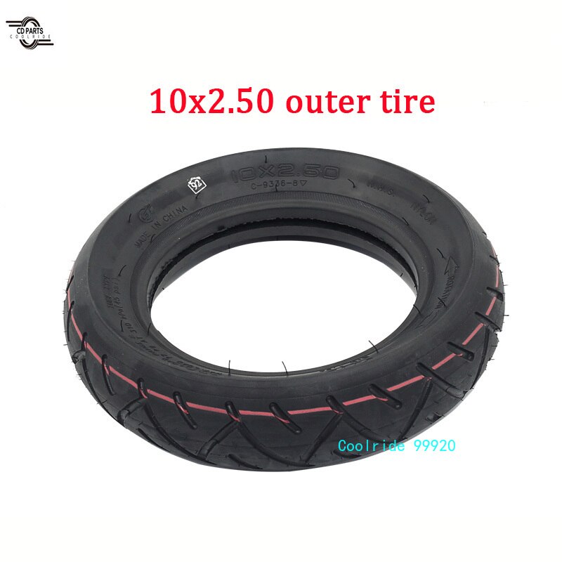 CST 11/10 Inch Universal Electric Scooter Tire 90/65-6.5 for Dualton Off-Road and Road Tire Speedway Zero11x Vacuum Tire