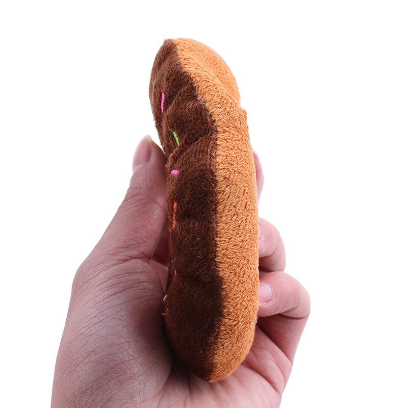 Chihuahua Spielzeug Für Hunde Plüsch Spielzeug Donut Hund Spielzeug Interaktive Hund Kauen Quietschende Kauen Plüsch Donut Spielen Cartoon Spielzeug Schöne sound