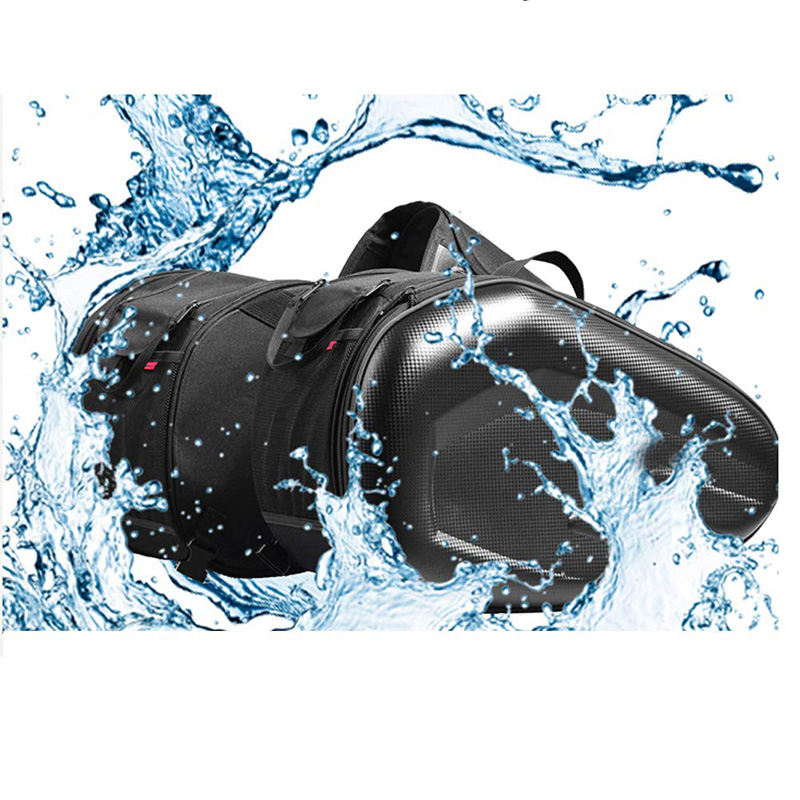 motorfiets waterdichte race race moto helm reistassen koffer zadeltassen + één paar regenjas + kunststoffen