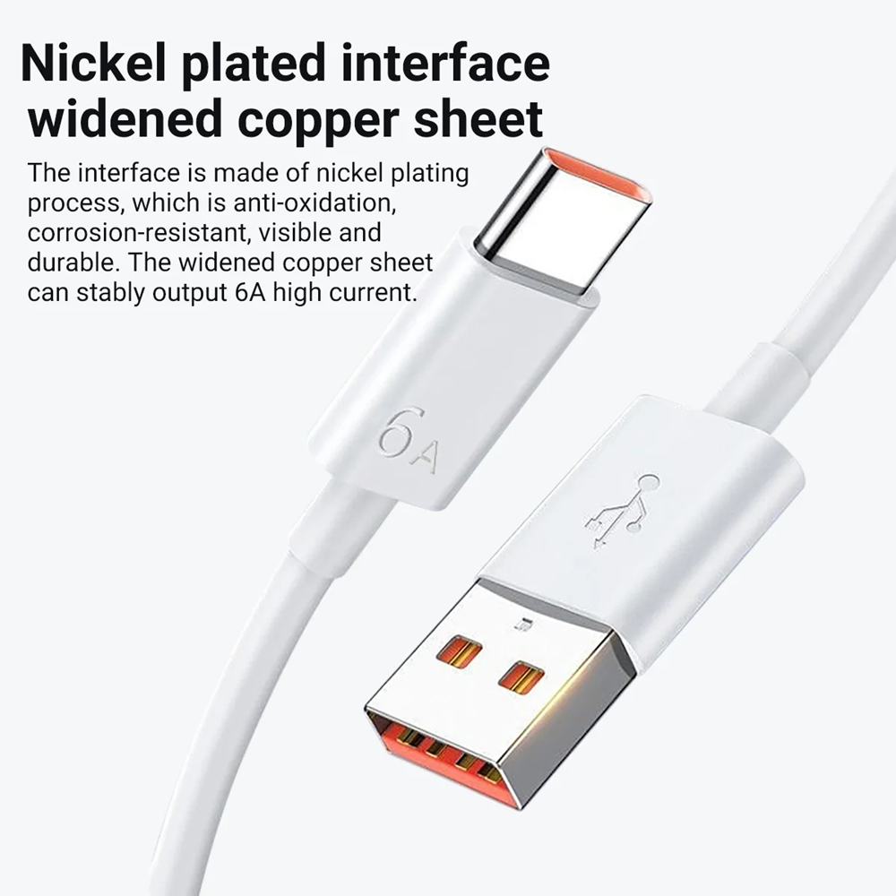 Chargeur USB Super rapide 66W, pour Huawei Mate 40 50 P50 P60 Nova 10 Honor 90 100 X8b Magic 5 Lite 6 Pro Type C, câble de chargement 6A 2m