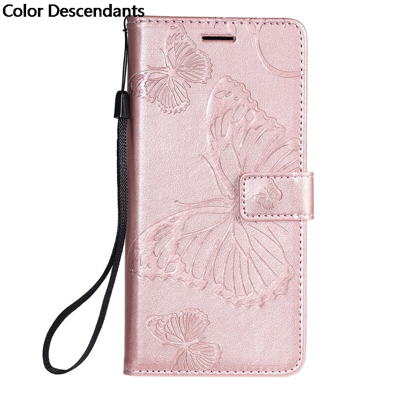 Para LG K11 caso LG K11 caso cubierta de lujo cartera funda trasera de cuero PU caja del teléfono para LG K11 K 11 LGK11 caso protector con tapa: Rose gold