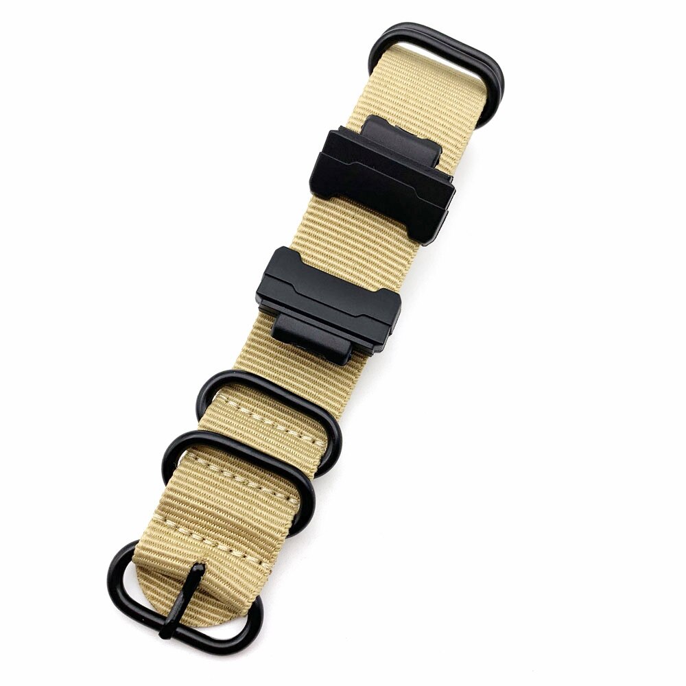 Nylon urrem til g-shock dw -5600 6900 ga-110 gw-m5610 dw-9052/ gls -8900 serie urremme  + 16mm grænseflade terminaler
