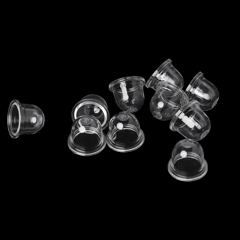10 Stuks 17Mm Carburateur Carb Primer Lamp Cap Brandstofpomp Voor Chainsaw Blower Trimmer
