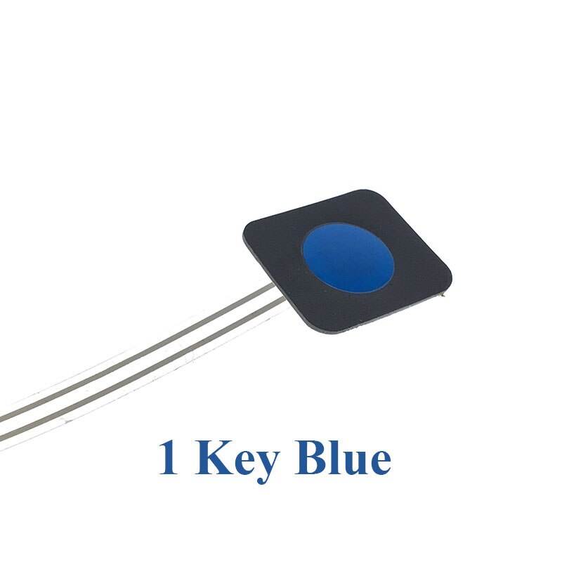1 2 3 4 12 16 20 przycisk klucza przełącznik membranowy 1x4 3x4 4x4 4x5 klawiszy macierzy macierzy klawiatura panelu sterowania DIY zestaw do Arduino: 1 Key Blue
