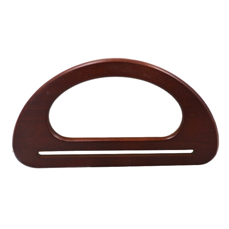 1PC Nature Wooden Bag Handle Replacement for DIY Making Purse Handbag Tote Semicircle Bag Handle Bag Accessories Anse De Sac