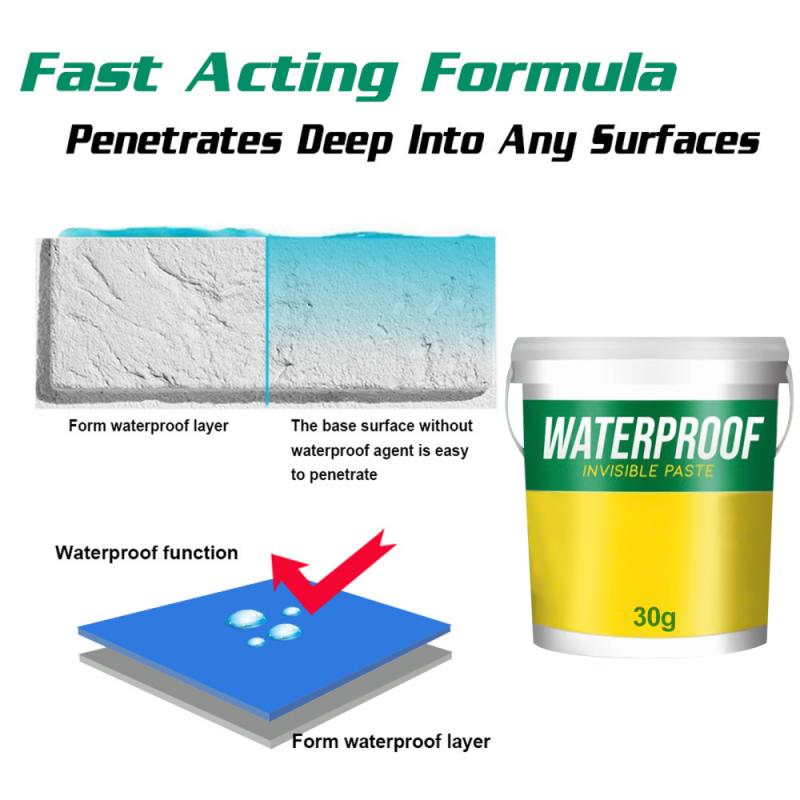 Waterproof Transparent Sealant Toilet Interior Exterior Wall Roof Bathroom Waterproof Paste High Temperature Frost Resistance