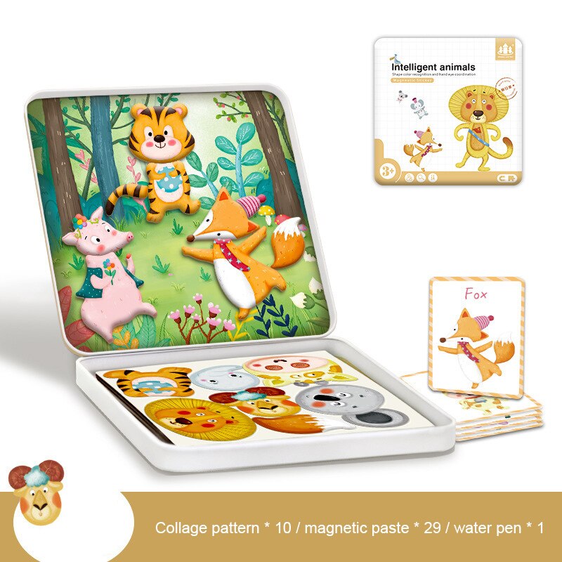 Kinderen Vroege Onderwijs Building Speelgoed Bakstenen Speelgoed 4 Soorten Puzzels Gekozen Ontwikkelen Baby Kennis Beste Verzonden Naar kids: 03