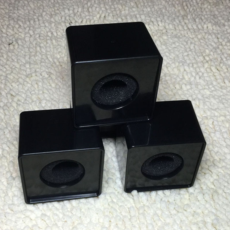 ABS wireless microphone inalambrico microfone microfono micro Interview Square Cube Logo Flag Station 39mm Hole for Reporters