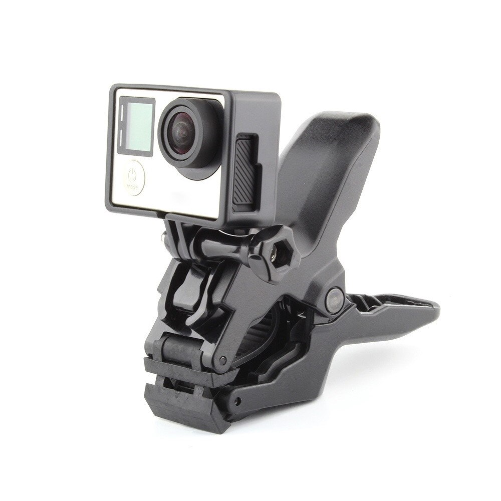 Braçadeira flexível de gopro hero, montagem com balde e parafuso de montagem para gopro hero 7/6/5/4/xiaomi yi 4k sjcam sj4000 m10 c30 h9 h9r, 5/3/2/1