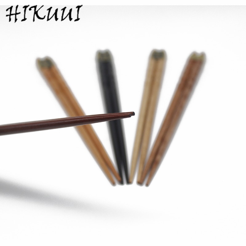 5 Pairs Wooden Tableware Chopsticks Natural 5 Kinds of Wood Sushi Chopsticks Japanese Korea Wooden Chopsticks Food Sticks