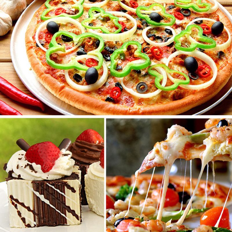 3 in 1 Pizza Cutter and Server Slicer Extra Sharp Stainless-Steel Wheel Blade An N1HA