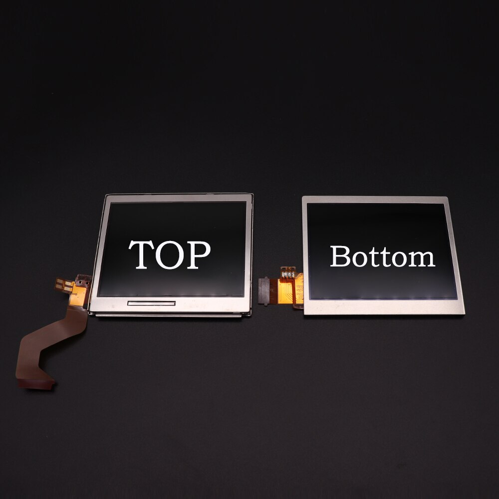 Top Upper / Lower Bottom LCD Display Screen Touch Screen Digitizer Glass Replacement For DS Lite for NDSL Game Console: TOP and Bottom