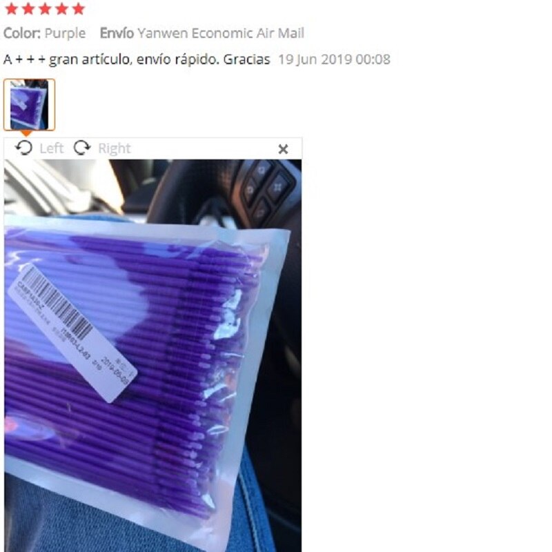 Lote de 100 unidades de herramientas de mantenimiento de automóviles, pinceles de pintura, bolígrafo de colores de retoque, Punta pequeña desechable de odontología