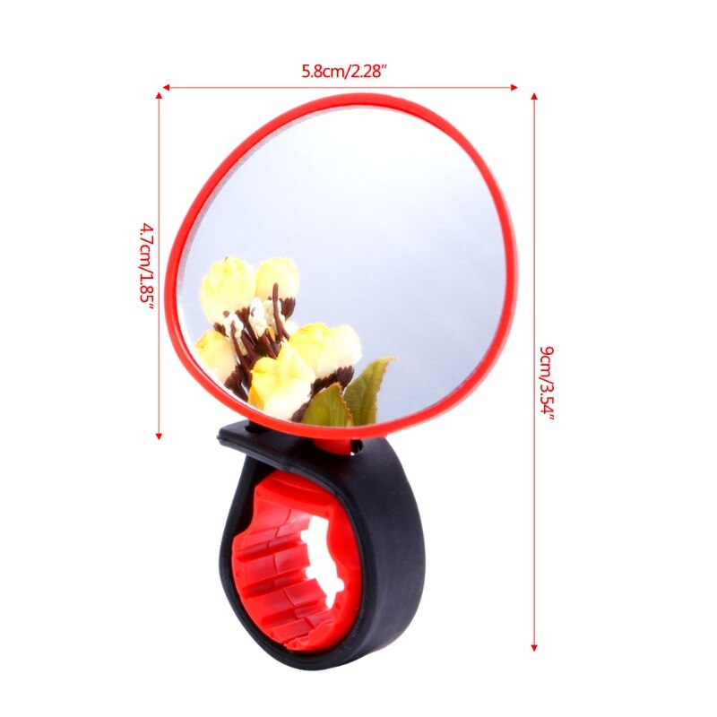 Universele 360 Graden Draaien Achteruitkijkspiegel Stuur Glas Spiegel Fiets Fietsen F20