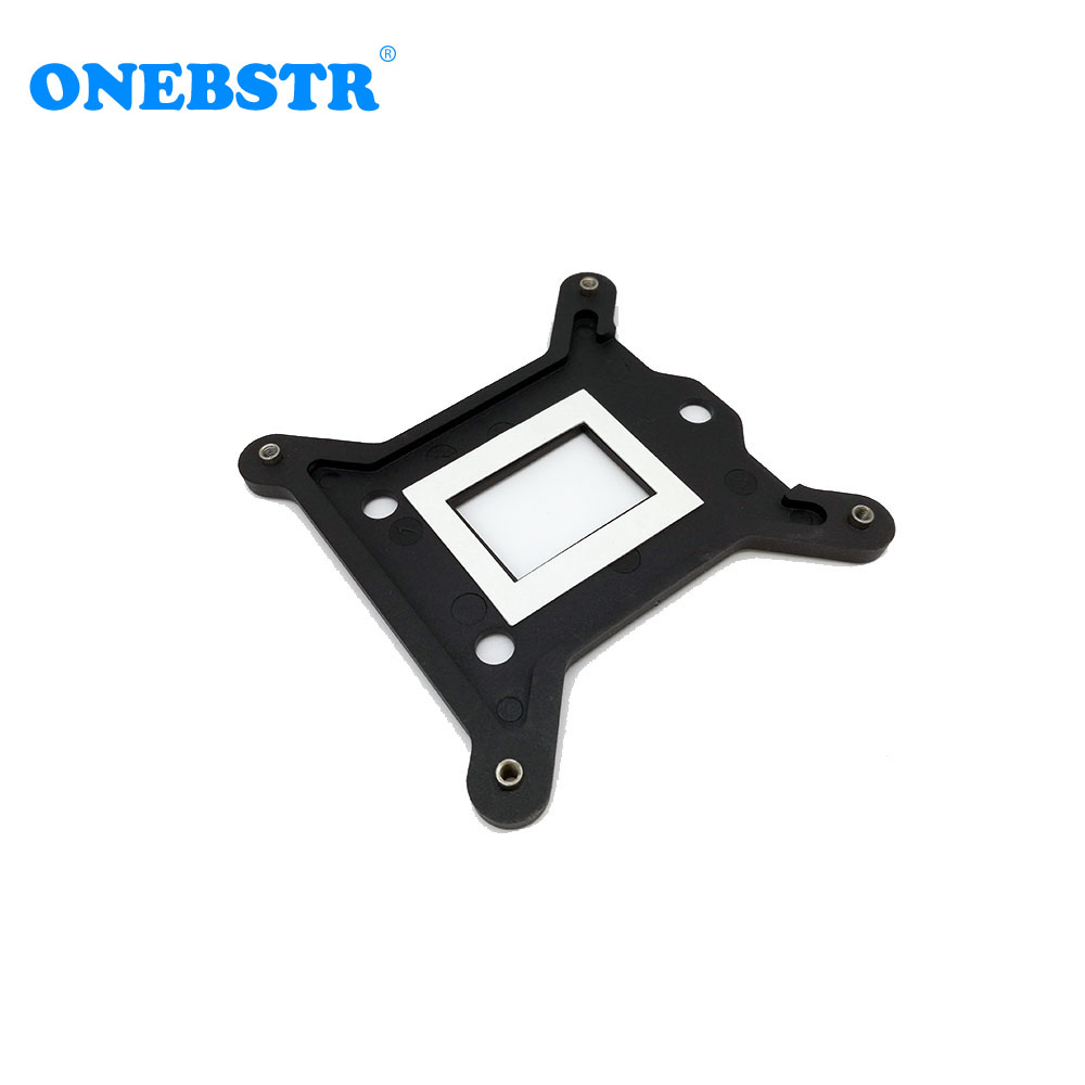 Lga 115x 1150 1155 1156 pc plastik bagplade cpu kølerbeslag cpu køleplade køleradiatorer bagplan 75 x 75mm