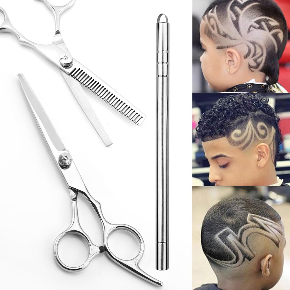 6 Inch Stainless Barber Shears Cutting Shears Thinning Scissors Salon Hairdressing Scissors Hair Scissors Electric Hair Clipper
