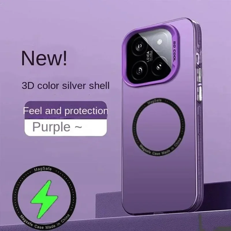 Per Magsafe Custodia Di Ricarica Magnetica Wireless Per Xiaomi 14T - Foto 11