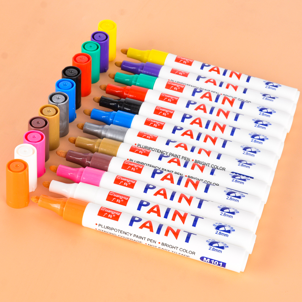 Rotulador de pintura de neumáticos de coche teledirigido, herramienta de dibujo para modelo de coche Crawler Traxxas TRX4 Axial SCX10, 10 colores opcionales