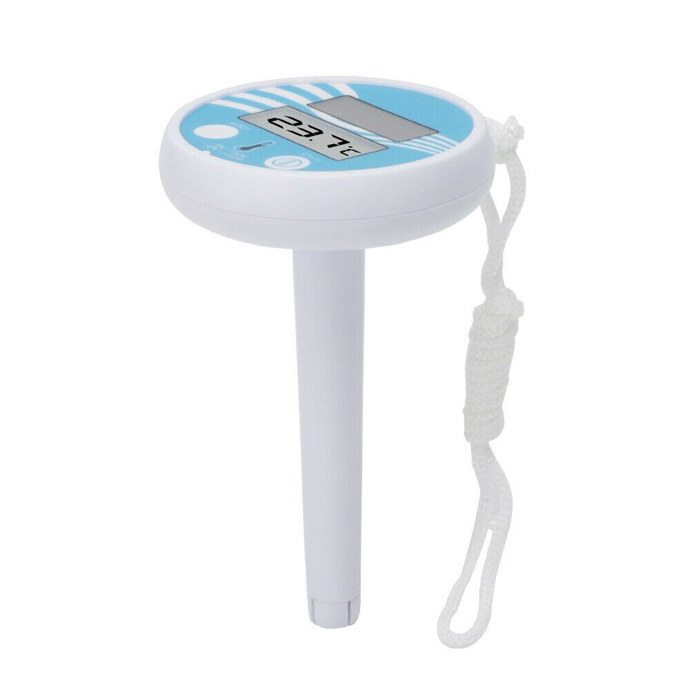 Solar Powered Digital Thermometer Swimming Floating Pool Accurate Water Temperature Gauge 19ing