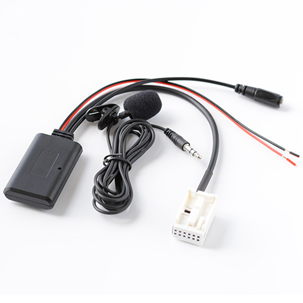 Adaptador inalámbrico bluetooth para coche estéreo AUX IN música para VW Golf MK5 MK6 POLO Passat RCD110 RCD210 RCD310 RCD510 RNS510
