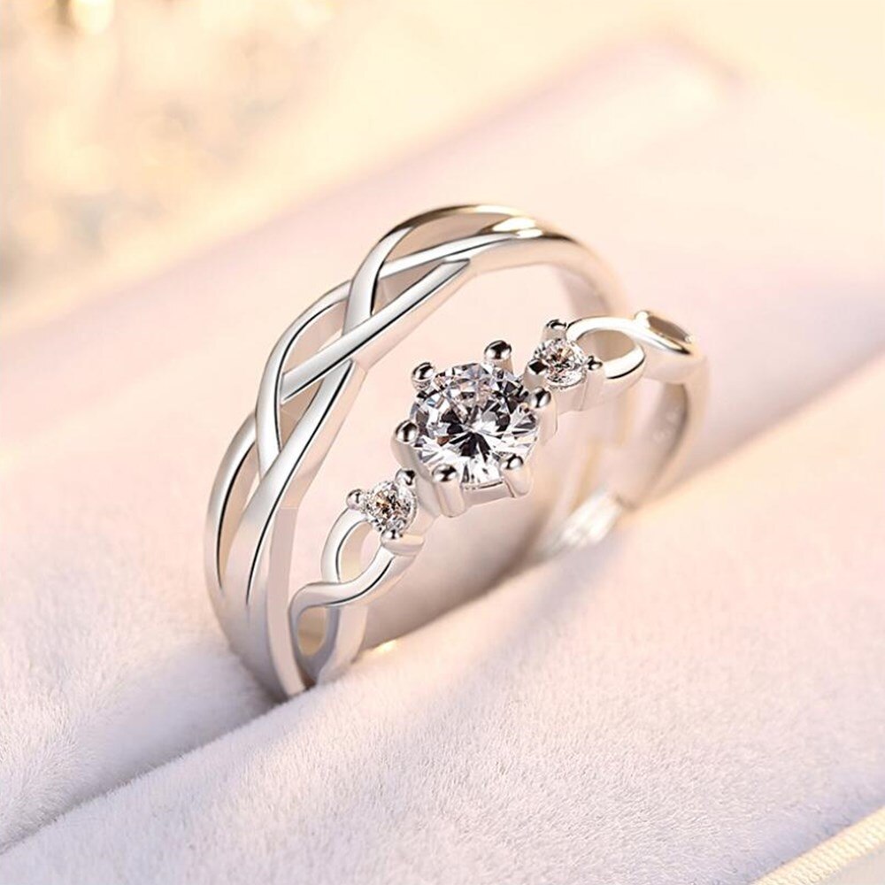 NEHZY – bague ouverte en argent S925, bijou de couple, d&#39;anniversaire de mariage, zircone cubique,