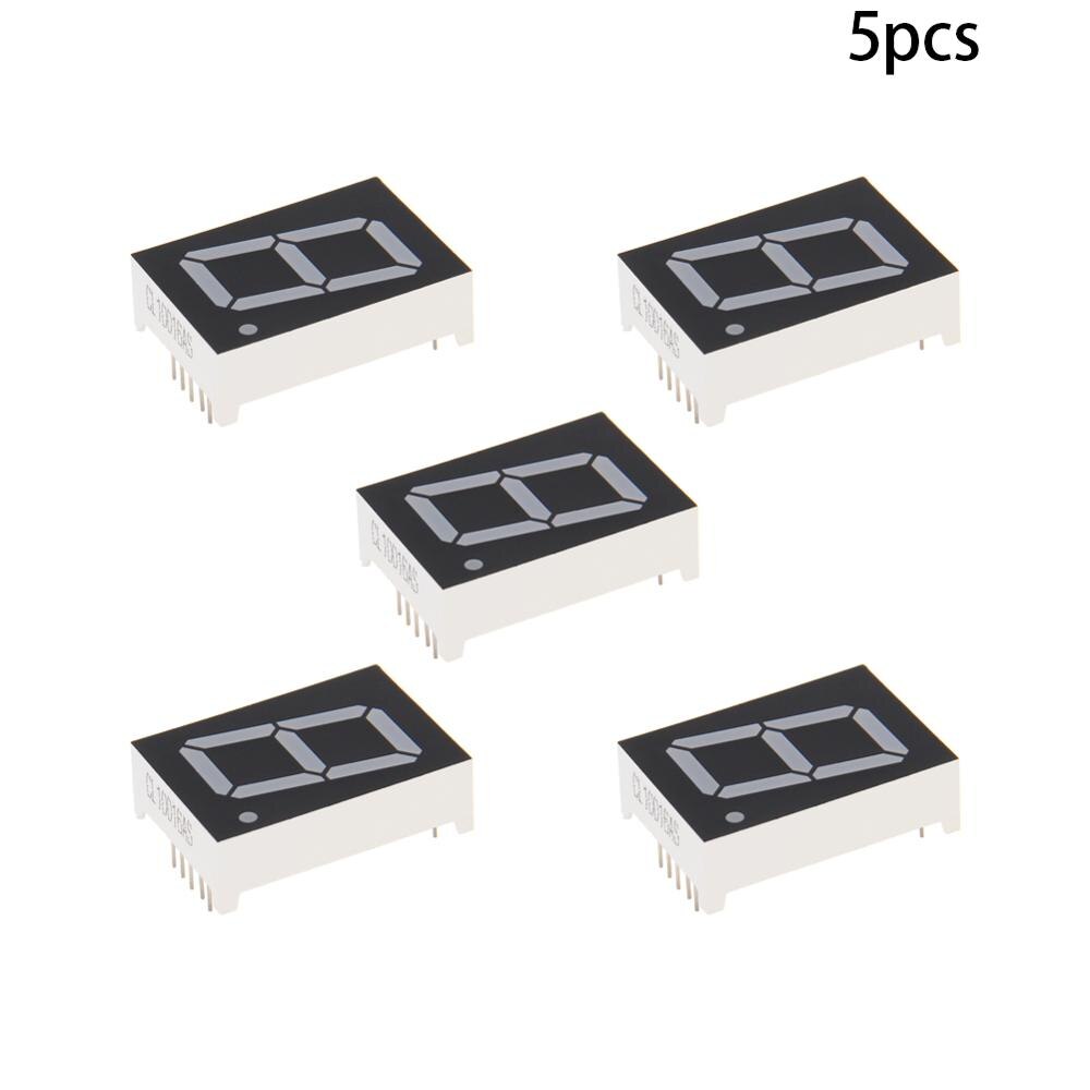1 ~ 20 Pcs 1 Bit Common Cathode/Anode Led Display Digitale Buis 10 Pins 7 Segment 2V 20mA Rode Led Segment Displays