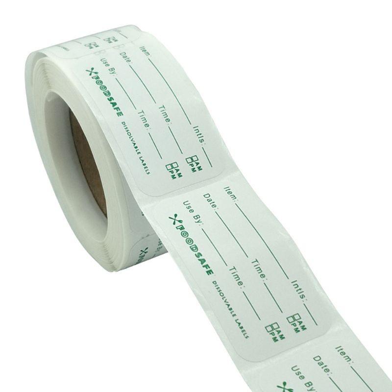 250pcs/roll Kitchen Food Storage Labels Refrigerator Freezer Adhesive Sticker Home Restaurant Use Baking Package Stickers