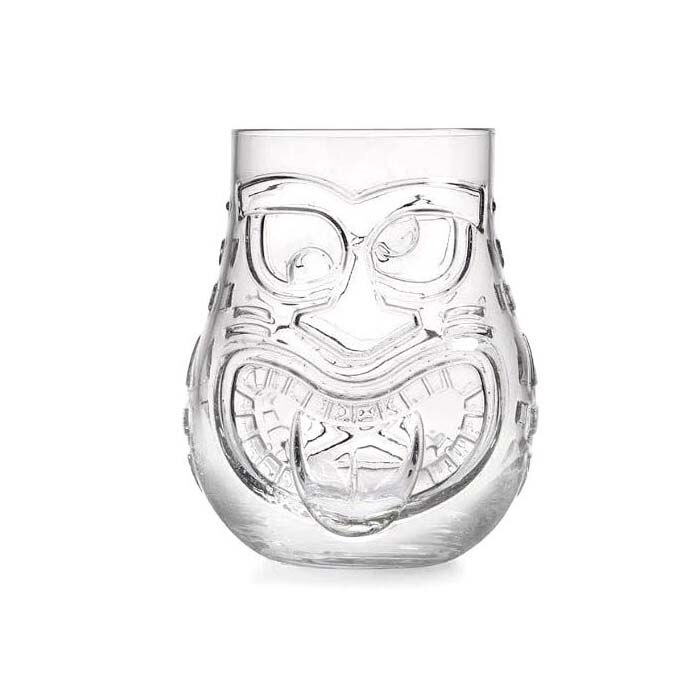 Verres Tiki Bar Mug, verres transparents de Style hawaïen: Short Tumbler 480ml