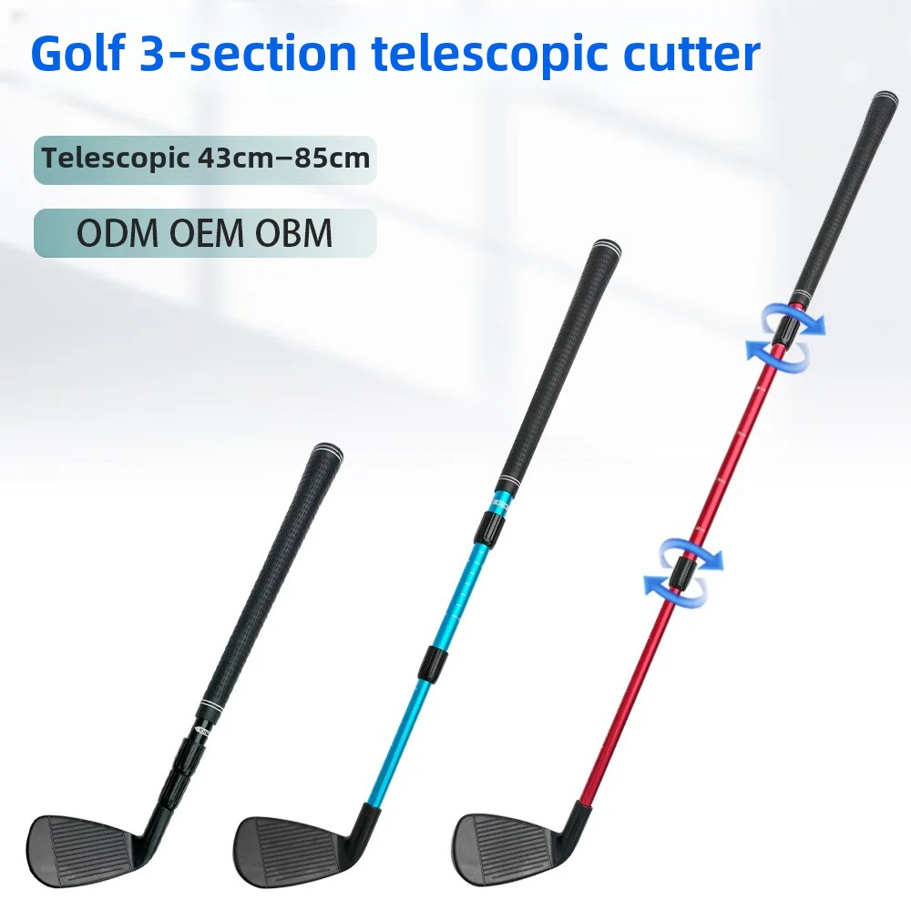 Outdoor Golf Club Three-Node Extendable Practice Club Indoor Golf Ball Club High Durable Golf Club Made In China