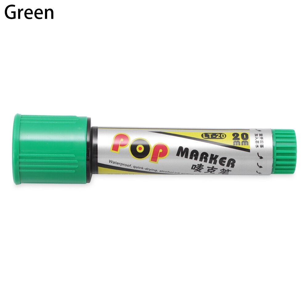 Universal Waterproof Permanent Paint Marker Pen Car Tyre Tire Tread Rubber Metal Stationery Supplies: green 002