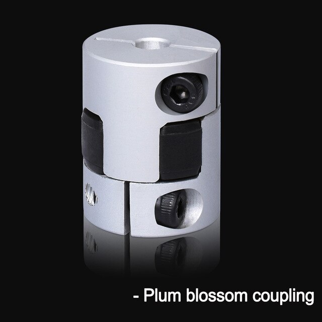 Flexible Welle Kupplung Plum blossom/Starre/Elastische Spann Koppler 3D Drucker Teil Für Gravur Maschine StepperMotor Stecker: 5x8mm / Plum blossom