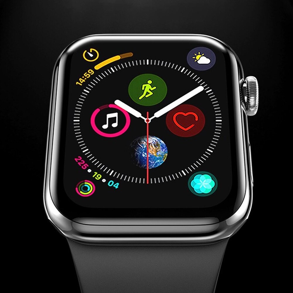 Screen Protector Voor Apple Watch 45 Mm 41Mm 41 45 Mm Iwatch 9D Hd Zachte Film Horloge Accessoires Apple Watch Serie 7