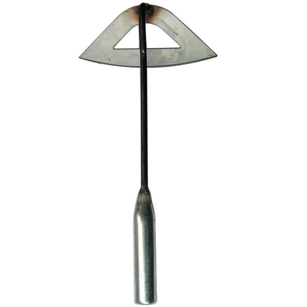 Azada hueca de acero endurecido, rastrillo de deshierbe de mano, para plantar verduras, granja, jardín, herramienta de Agricultura, accesorios de deshierbe, 1 ud.