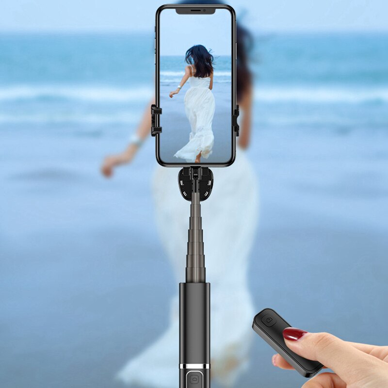 Multifunctional Wireless Bluetooth Mobile Phone Selfie Stick Integrated Concealed Tripod Telescopic Selfie Stand