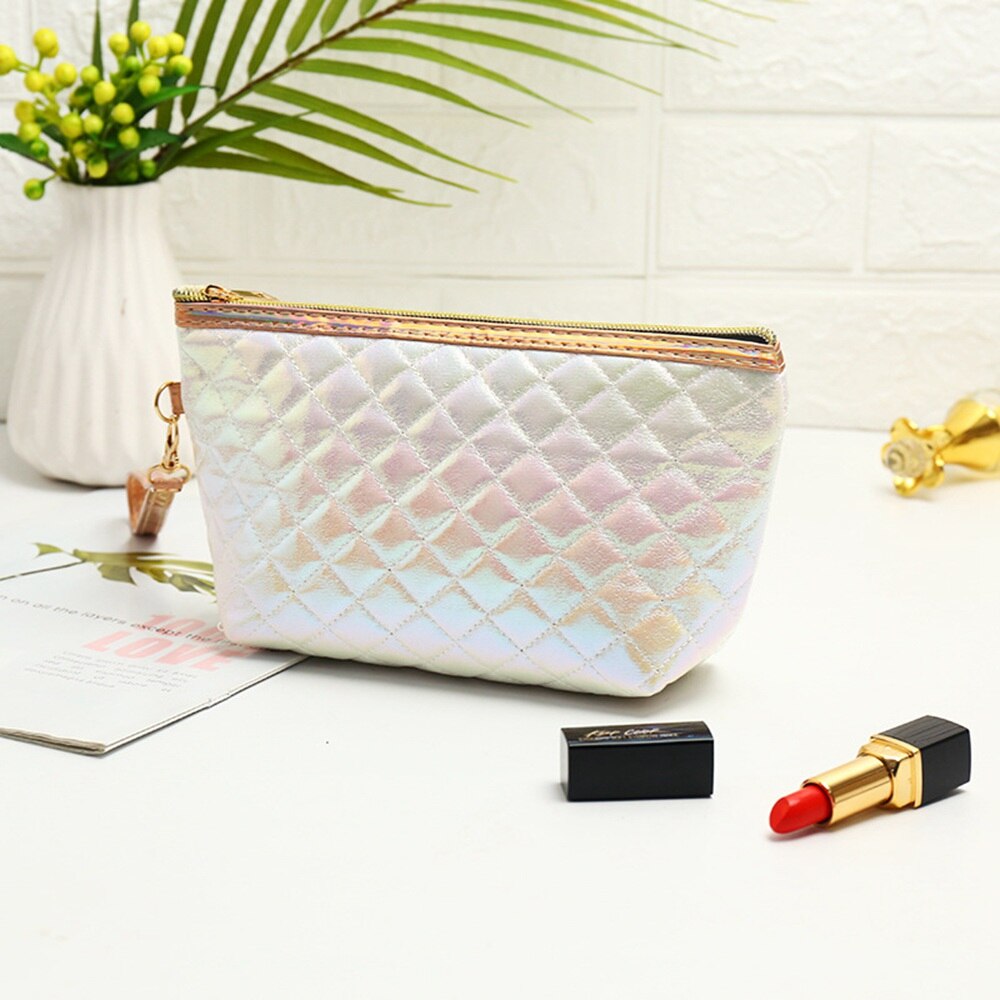 Mode Plaid Vrouwen Cosmetische Tas Toevallige Make Up Bag Travel Organizer Storage Cosmetische Case Wassen Beauty Bag