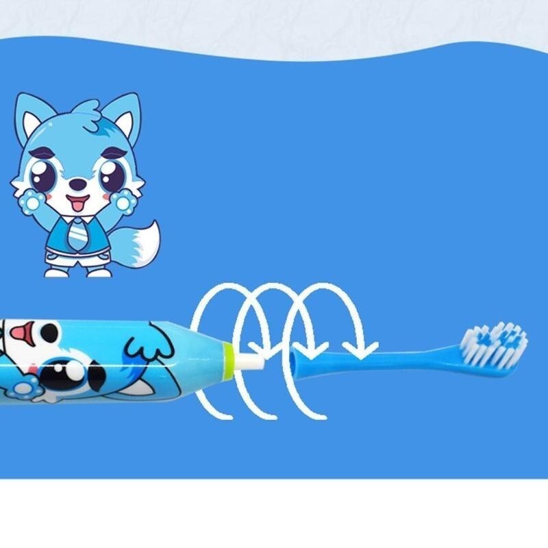 New Children Electric Toothbrush Automatic Ultrasonic Waterproof Cartoon Toothbrush Children&#39;s Life Education And Nursing Tools