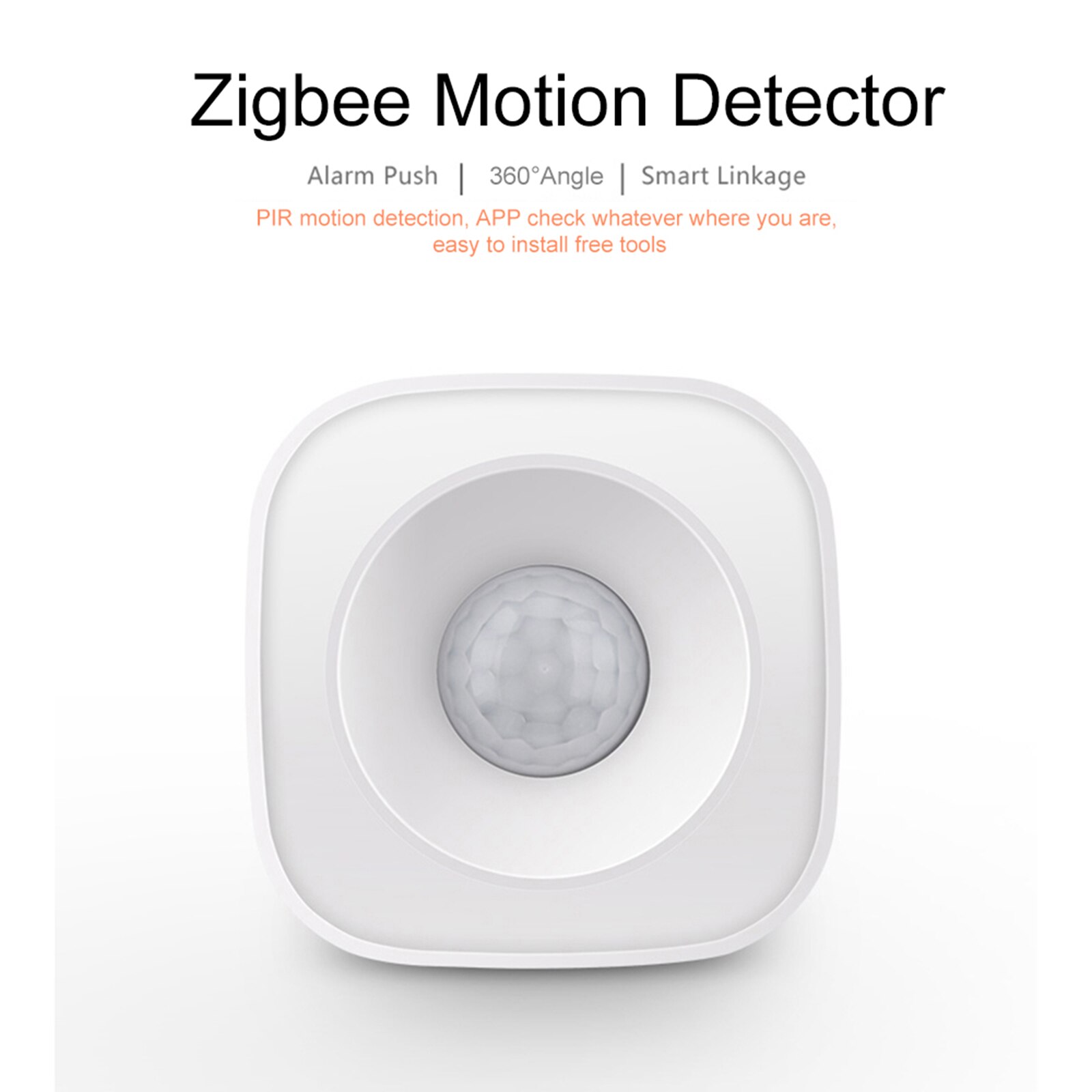 eWelink Powered ZigBee PIR Motion Sensor Wireless Passive Infrared Detector 360° Detection Angle Security Burglar Alarm Sensor