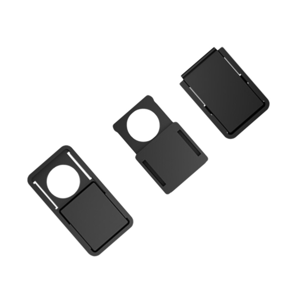 3Pcs Webcam Covers Black Ultra Thin Easy to Use Privacy Webcam Supply for Desktop PC: Default Title