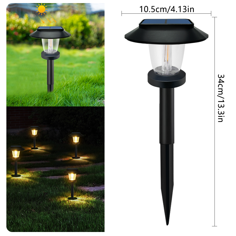 Solar Pathway Lights LED Outdoor Landscape Path Lamp IP65 Waterproof Solar Garden Lights For Yard Garden Walkway Patio Driveway: 0-5W
