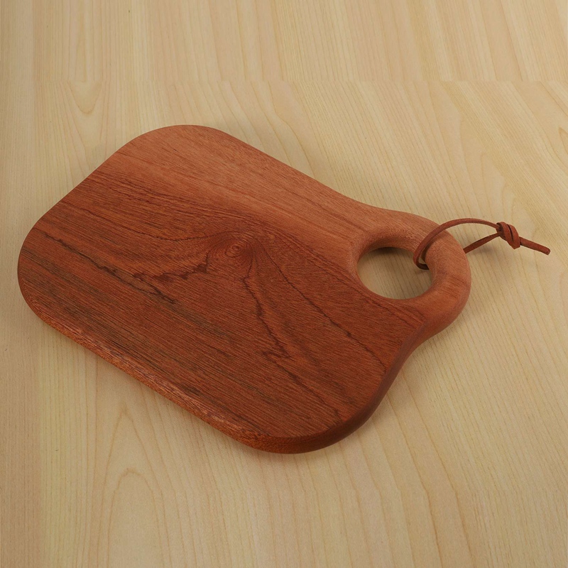 Planche à découper en bois d&#39;ébène Simple, planche à découper domestique de cuisine en bois entier épaissi planche à pain