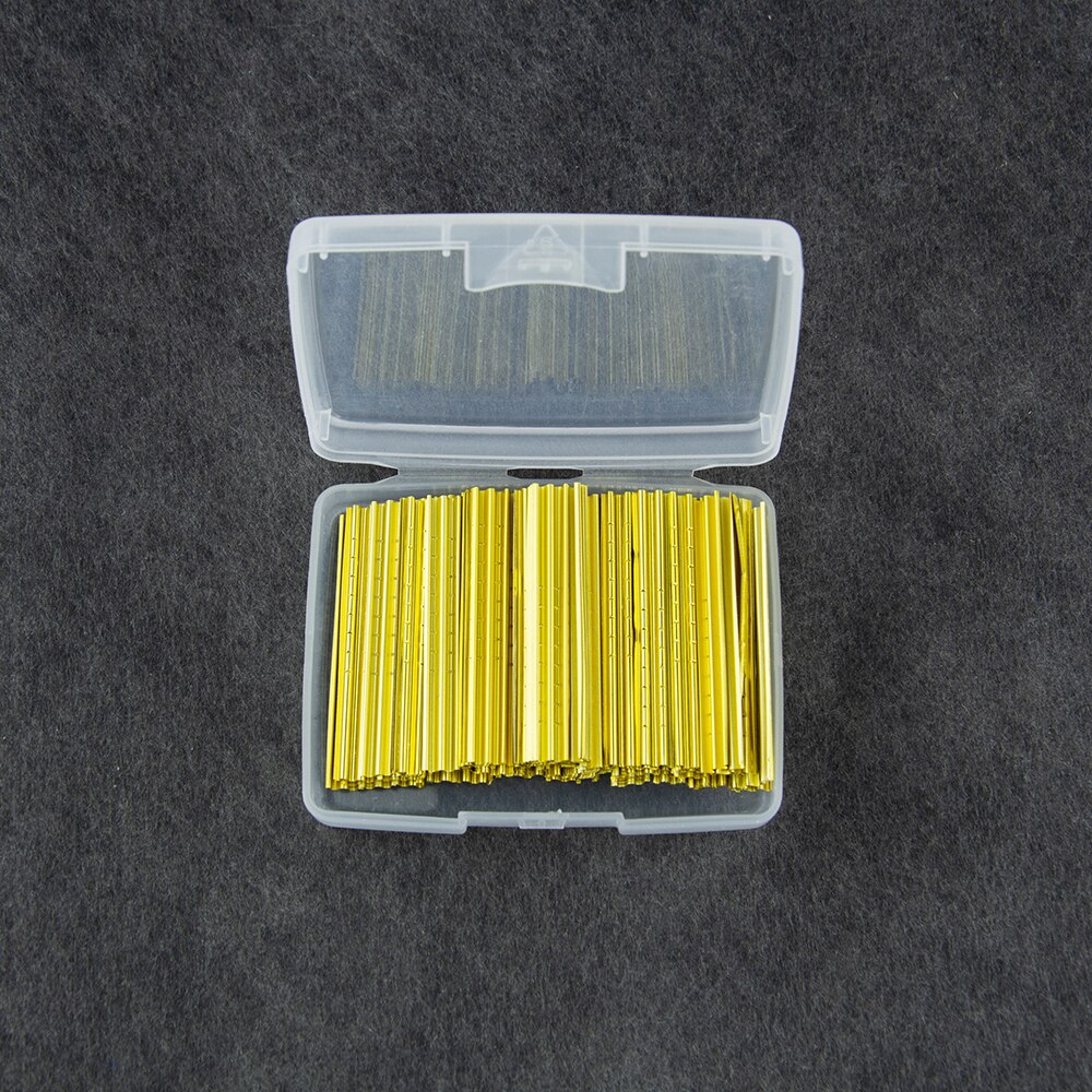 Chkj 100 Stks/partij Hand-Made Gouden Afgewerkte Tin Folie Strips Zeer Zorgvuldige Afwerking Gouden Afgewerkte Tin Folie Strips