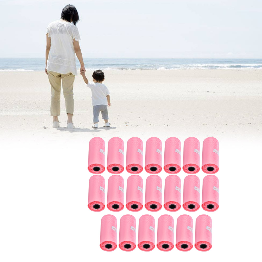 20 rolle Tragbare Baby Windel Abfall Tasche für Baby Windel Abfall Tasche Baby Kinderwagen Organizer Baby Kinderwagen Einweg Müll Tasche