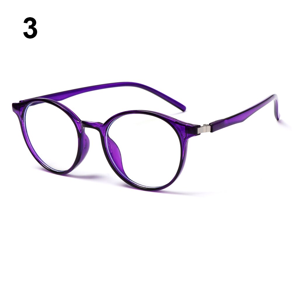 1Pc Computer Glasses Anti Blue Ray Blue Light Blocking Glasses Optical Eye Spectacle UV Blocking Gaming Filter Round Eyeglasses: 3