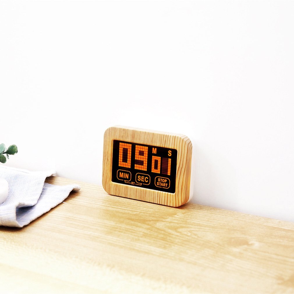 Touch Screen Timer Countdown Reminder Without Battery With Magnetism 99 Minutes Long Timing Touch Screen Button Operation