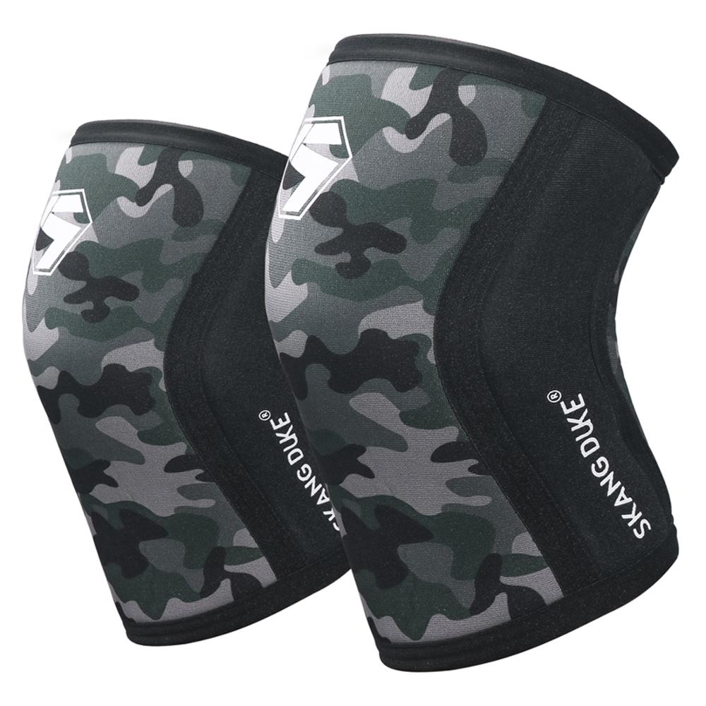 7MM Compression Crossfit genouillères Protection hommes femmes sport haltérophilie volley-ball Snowboard travail plus genouillère Support: XS
