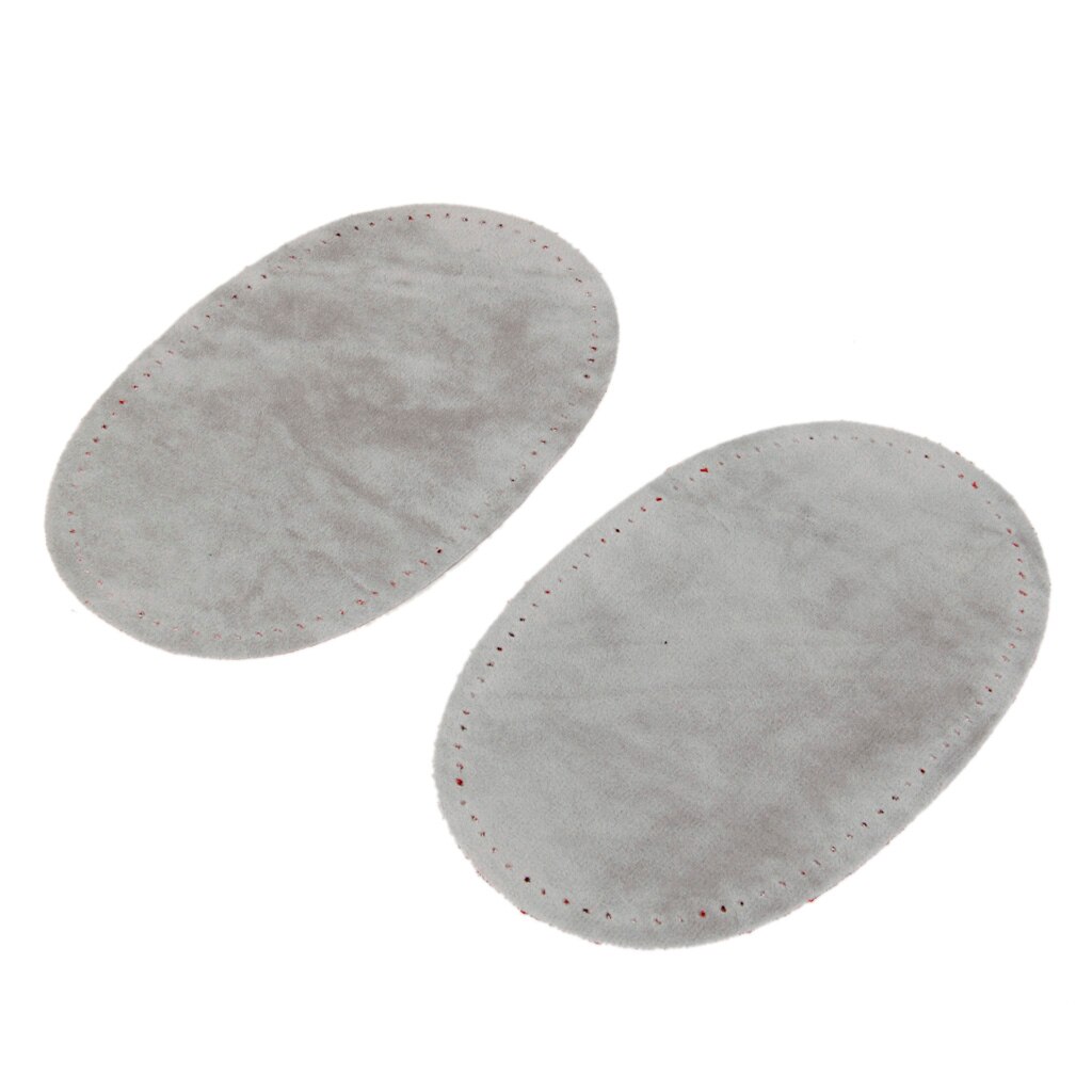 Neue Wildleder Stoff Flecken paar Oval NäHenne auf Knie Ellenbogen Flecken Reparatur NäHenne Stoff Tasche Kleidung Zubehör 14x9 cm 6 Farben