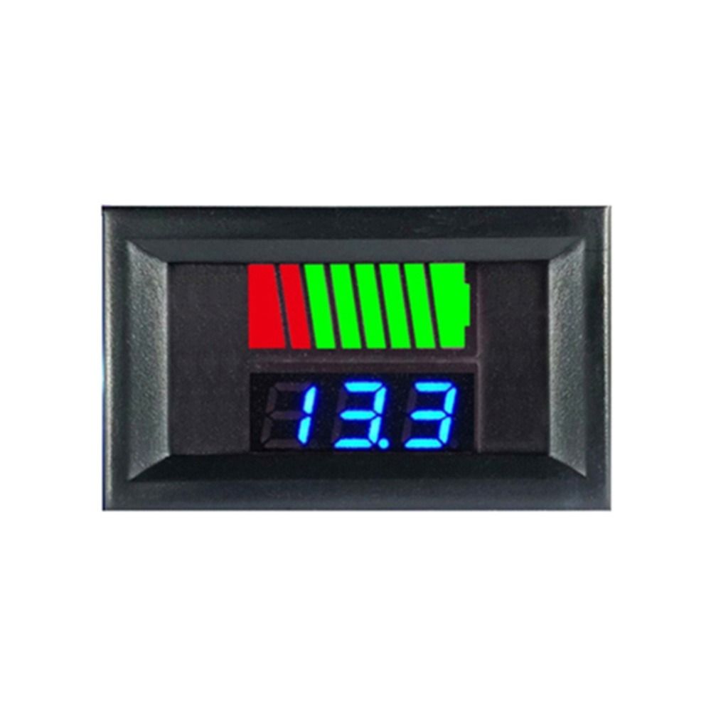 Indicatore di livello di carica della batteria dell'auto 12/24/36/48V misuratore di capacità della batteria al litio professionale Schermo tester del Schermo digitale a portato